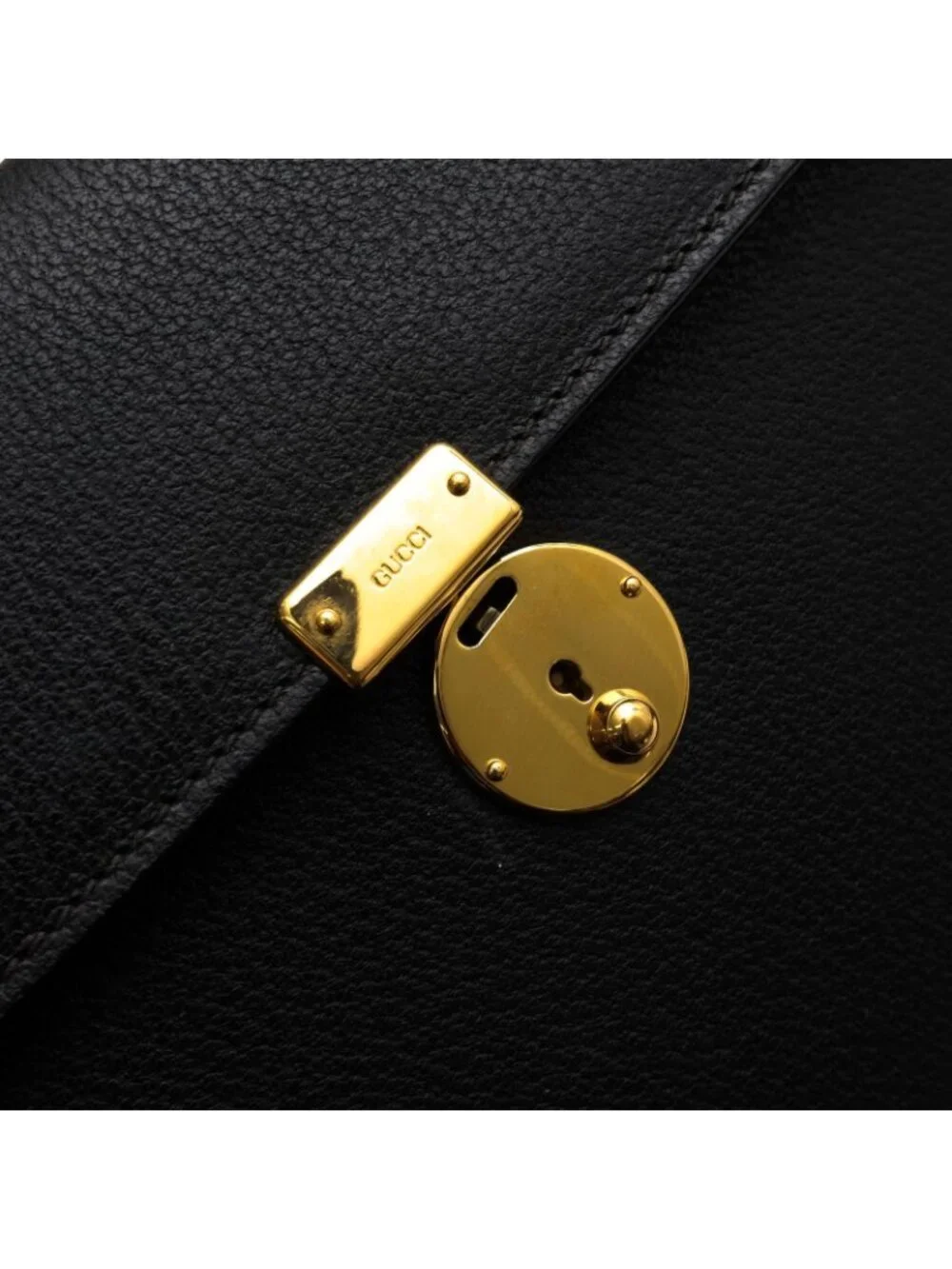 Gucci Clutch Leather Black
